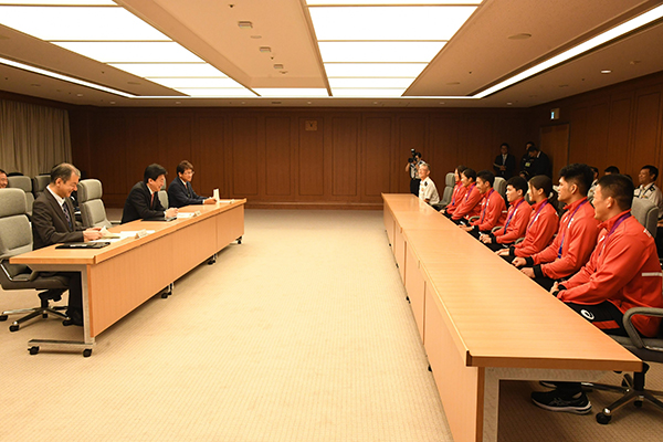 アジア競技大会の結果報告