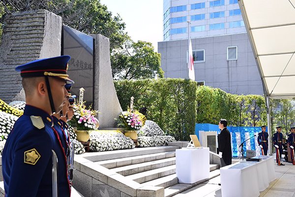 令和５年度自衛隊殉職隊員追悼式