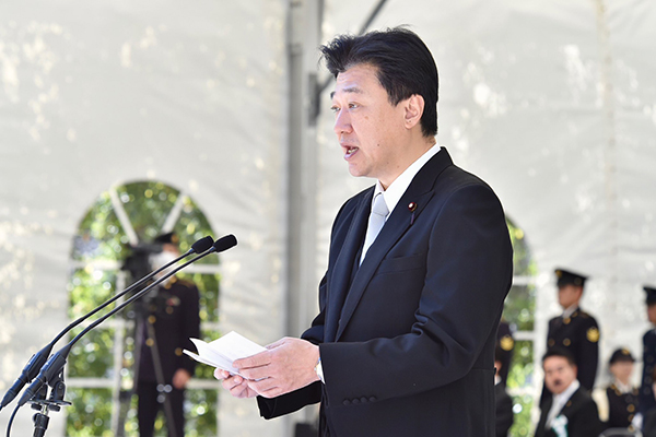 令和５年度自衛隊殉職隊員追悼式
