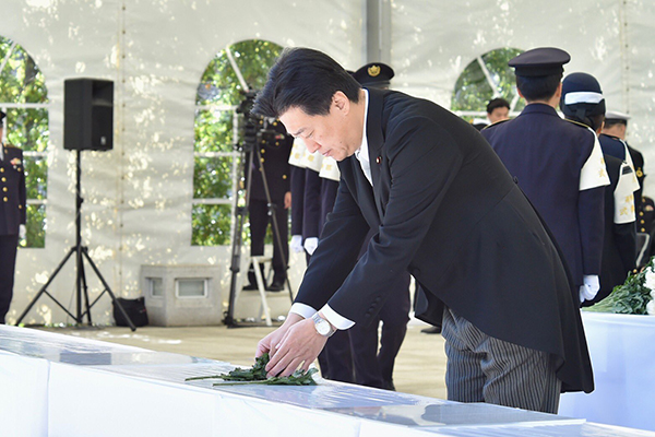 令和５年度自衛隊殉職隊員追悼式
