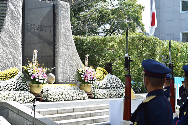 令和５年度自衛隊殉職隊員追悼式