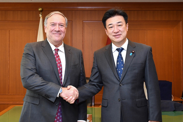 ポンペオ元米国務長官の木原防衛大臣表敬