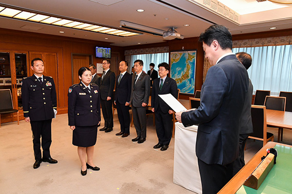 辞令交付