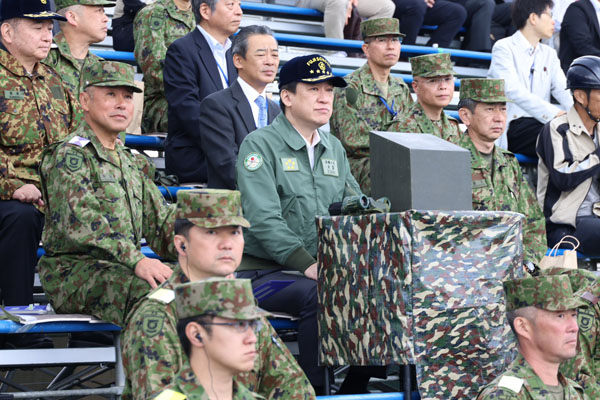 令和６年度陸上自衛隊富士総合火力演習の視察
