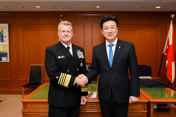 パパロ米インド太平洋軍司令官の木原防衛大臣表敬