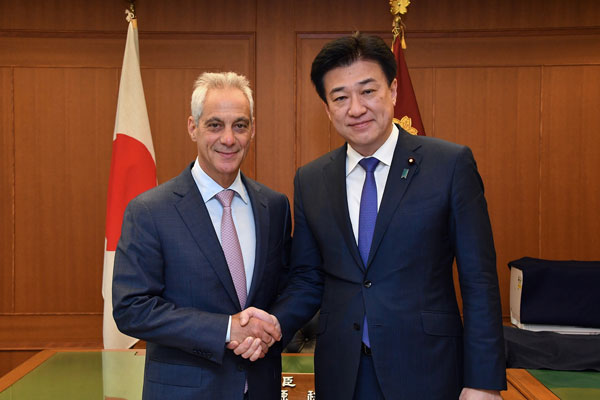 エマニュエル駐日米国大使による木原防衛大臣表敬