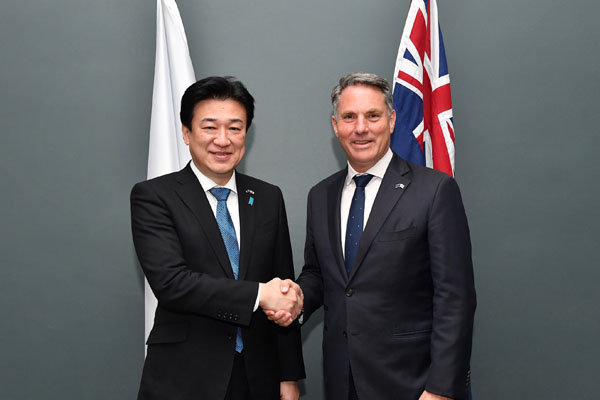 木原防衛大臣の豪州訪問