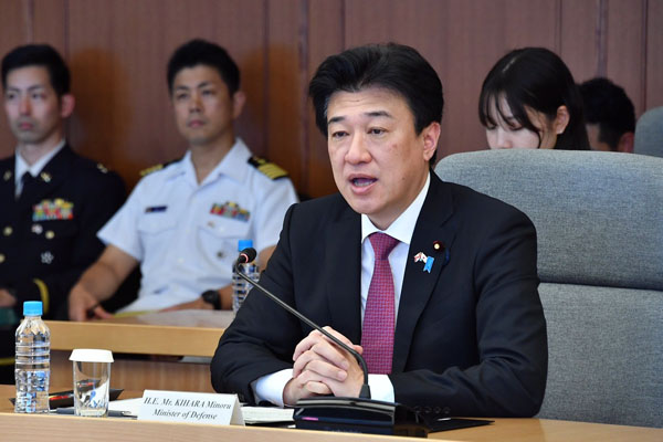 日加防衛相会談
