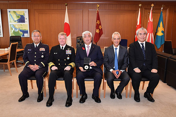 パパロ米インド太平洋軍司令官による中谷防衛大臣表敬