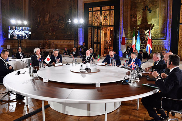 Ｇ７国防相会合への出席及び各国国防大臣との会談等