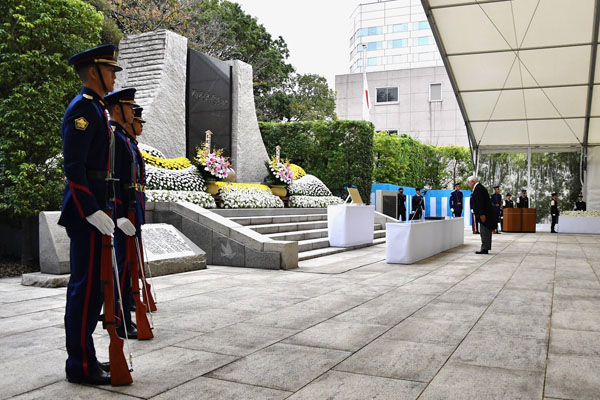 令和６年度自衛隊殉職隊員追悼式