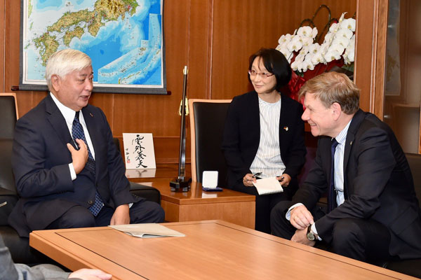 ヴァーデフール・ドイツ連邦議会キリスト教民主・社会同盟（CDU/CSU）会派副院内総務による表敬