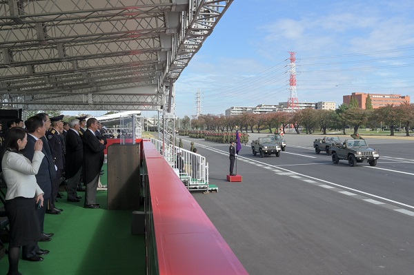 防衛省・自衛隊７０周年記念観閲式