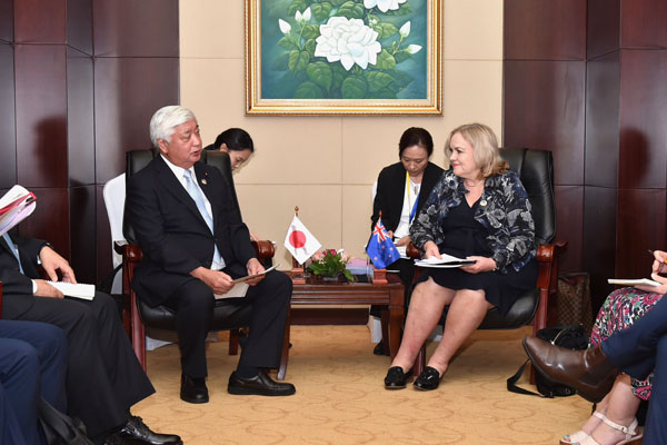 日ニュージーランド防衛相会談