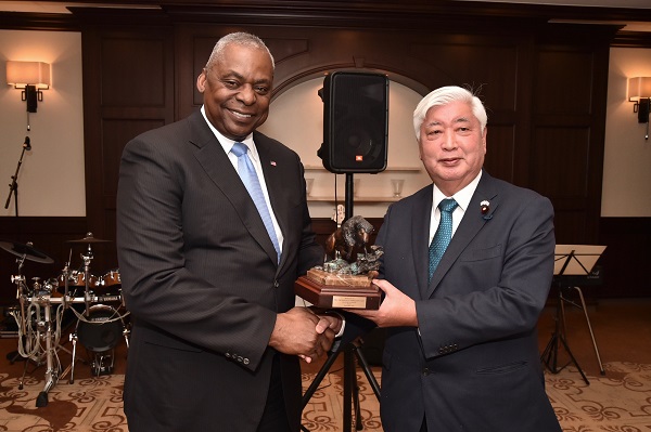日米防衛相夕食会
