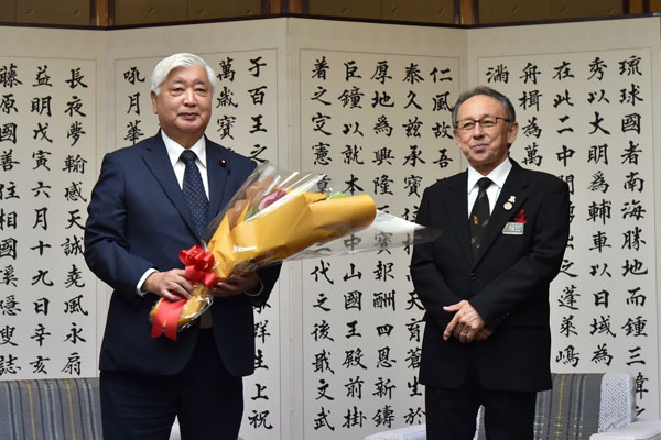 玉城沖縄県知事との面談