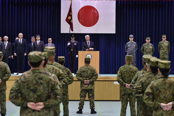 防衛省・自衛隊：中谷防衛大臣の動静