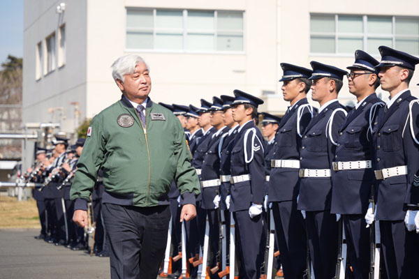 部隊視察