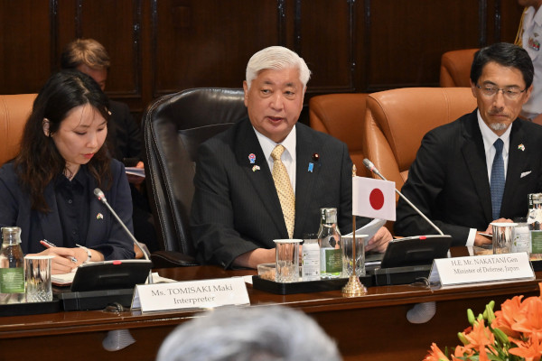 中谷防衛大臣のインド訪問