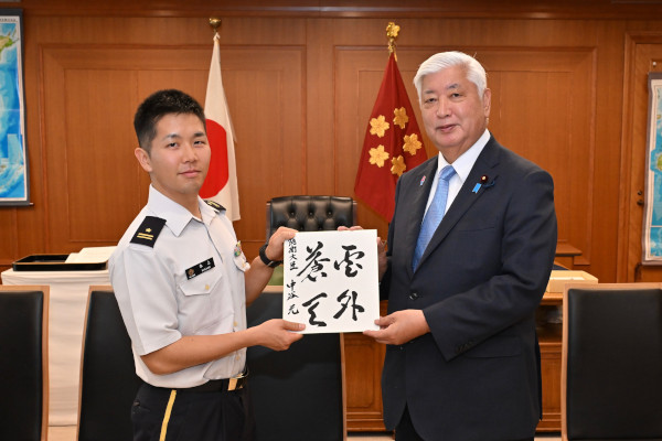 MFO司令部要員の辞令交付式