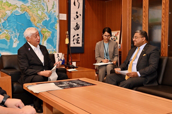 ジョージ駐日インド大使による中谷大臣表敬
