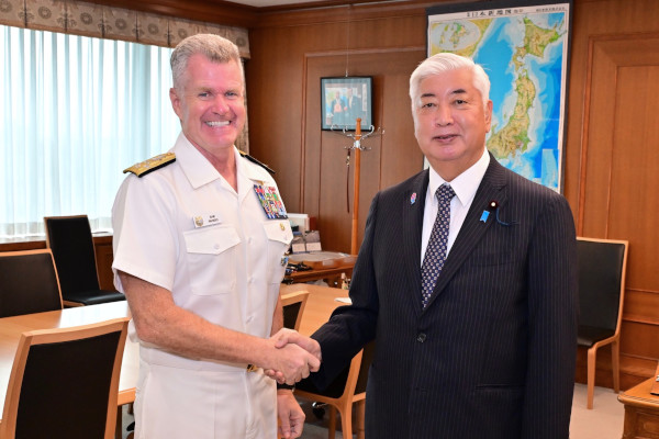 パパロ米インド太平洋軍司令官による中谷防衛大臣表敬