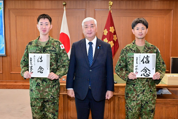 「地雷除去コアリション」教育訓練課程への派遣陸自教官による出国報告