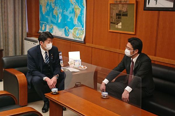 北海道名寄市長からの表敬
