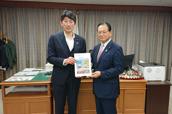 北海道別海町長からの表敬