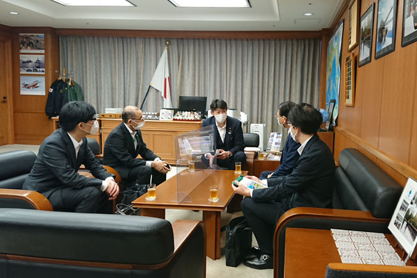 北海道別海町長からの表敬