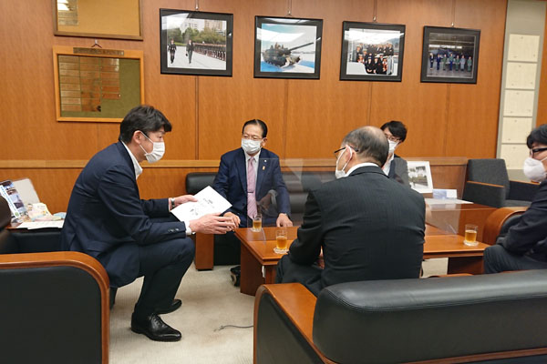 北海道別海町長からの表敬