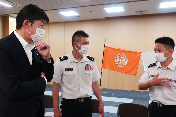 シナイ半島国際平和協力隊帰国式への参加