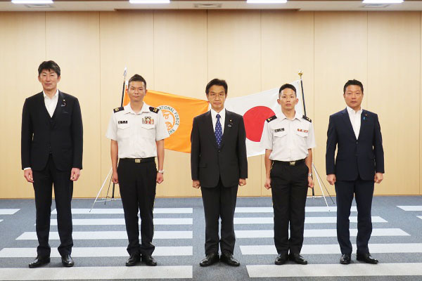 シナイ半島国際平和協力隊帰国式への参加