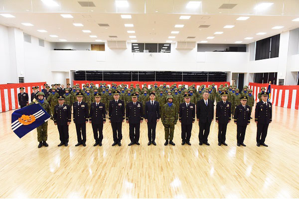 陸上自衛隊電子作戦隊新編行事への出席