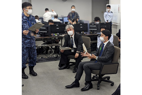 サイバー防衛演習「ロックド・シールズ2022」の視察