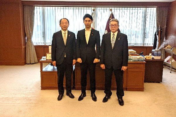 秋田県秋田市長からの表敬