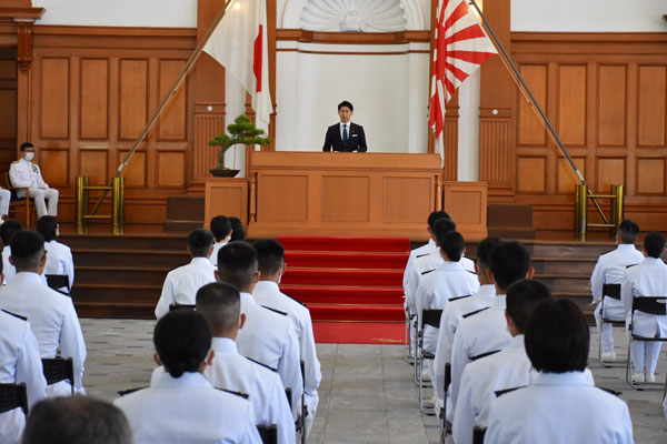 海上自衛隊幹部候補生学校の視察等