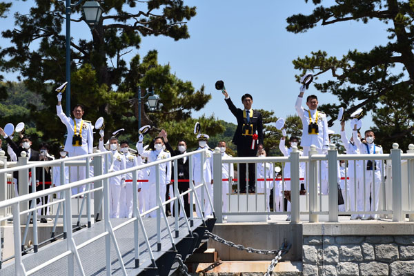 海上自衛隊幹部候補生学校の視察等