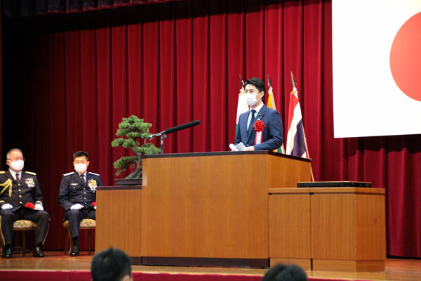 自衛隊高級課程合同卒業式への出席
