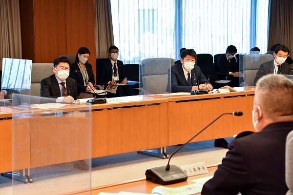 第１回大規模接種推進本部会議の開催
