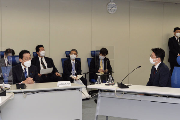 岸田内閣総理大臣のワクチン接種