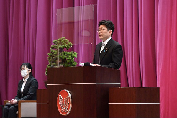 令和３年度高等工科学校卒業式への出席