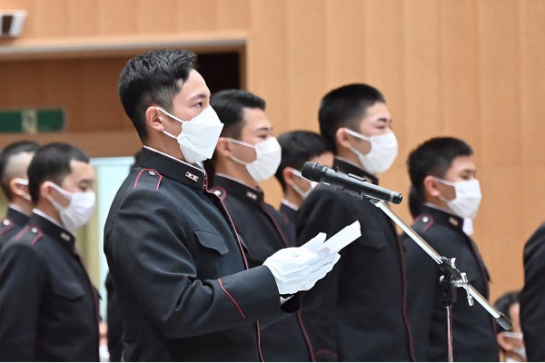 令和３年度高等工科学校卒業式への出席