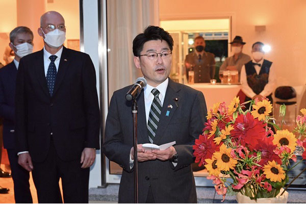 ドイツ軍記念日レセプション出席