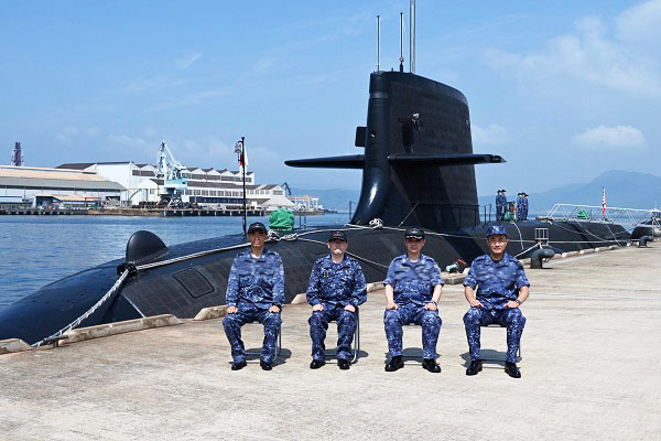 海上自衛隊呉地区の視察