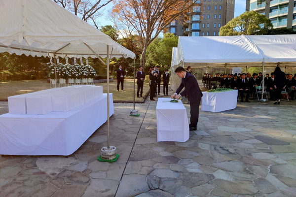 硫黄島戦没者遺骨引渡式