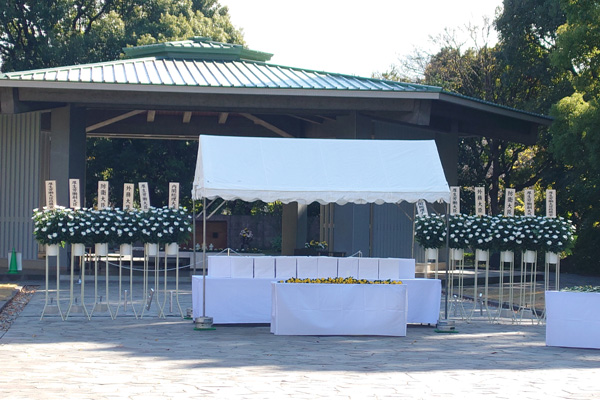 硫黄島戦没者遺骨引渡式