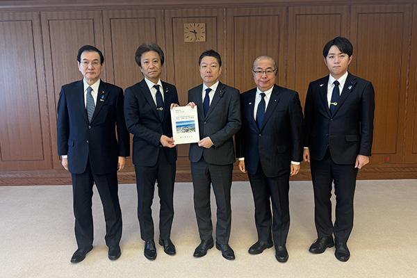 富山県知事及び氷見市長からの表敬・要請