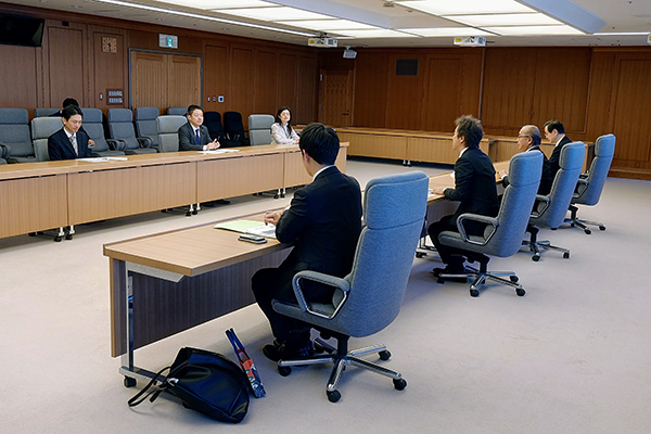 富山県知事及び氷見市長からの表敬・要請