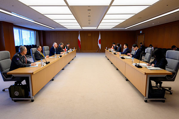 ザレフスキ・ポーランド国防副大臣との会談